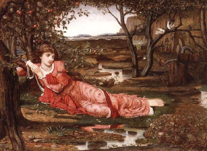 John Melhuish Strudwick Song without Words oil painting picture